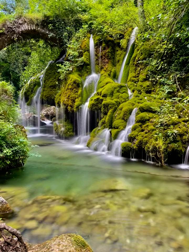 cascate capelli di venere