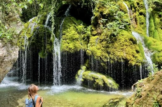 Cilento: Cascate Capelli di Venere e Certosa di Padula